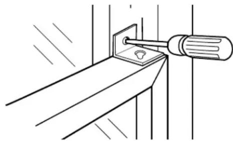 GE ASH10AA - INSTALE EL SOPORTE DE SEGURIDAD Y EL EMPAQUE SUPERIOR DE ESPUMA DE LA VENTANA - 1