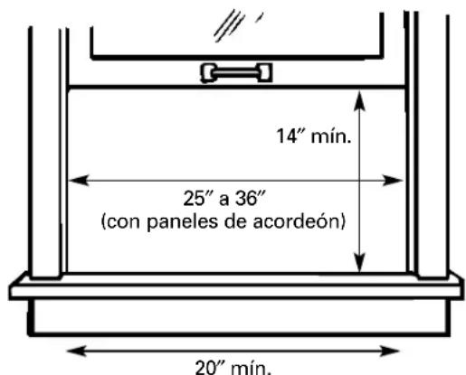 GE ASH10AA - ① REQUISITOS PARA LA VENTANA - 1