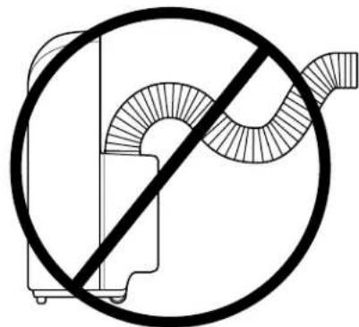 GE APN08AA - IMPORTANT: To ensure proper cooling, do not kink or pinch the duct. - 1