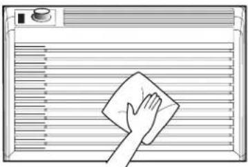 GE AGN05LJ - Front Grille and Case - 1