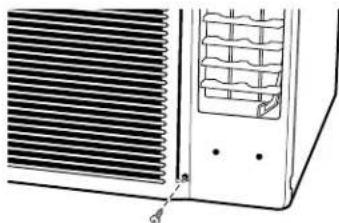 GE ASN05LA - Para retirar la parrilla frontal: - 2