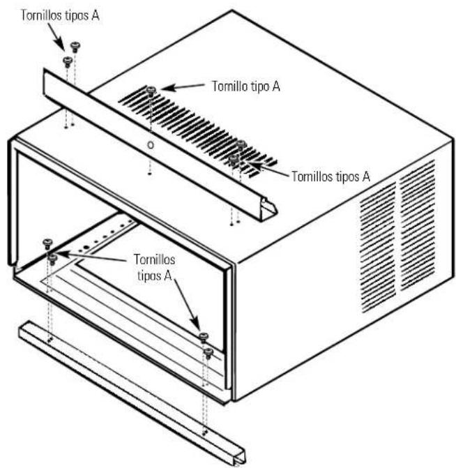 GE AKN08FA - Instale los rieles de montaje en la caja - 2