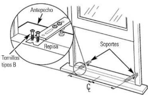 GE AKN08FA - Instale los soportes - 1