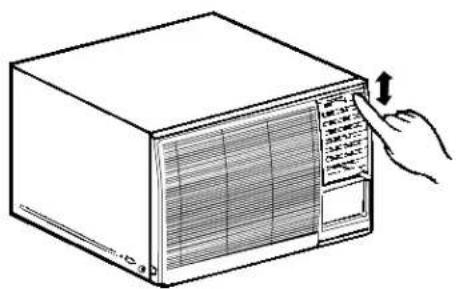 GE AKN08FA - Dirección del aire—hacia arriba y hacia abajo - 1