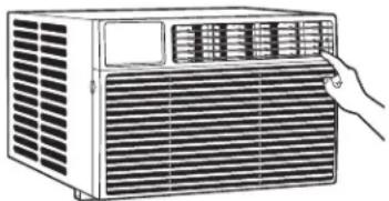 GE AEC10AW - Dirección del aire - 1