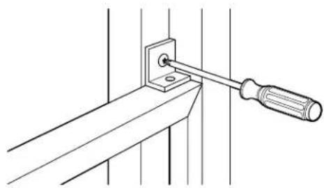 GE ADQ12AA - ⑥ INSTALE UN SOPORTE DE CIERRE Y LA JUNTA DE ESPUMA SUPERIOR DE LA VENTANA - 1