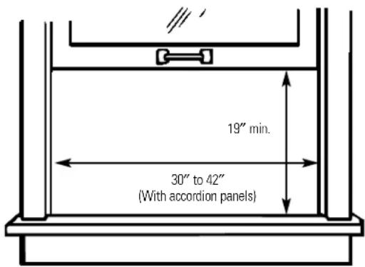 GE ADQ12AA - ① REQUISITOS PARA LA VENTANA - 1