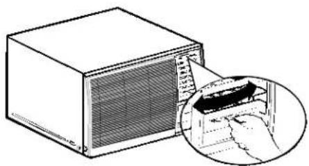 GE ADQ12AA - Dirección del aire—de lado a lado - 1