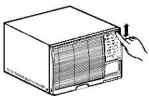 GE ADQ12AA - Dirección del aire—hacia arriba y hacia abajo - 1