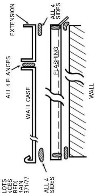 GE AZ25E07E4P - METAL CASE EXTENSION FOR WALLS DEEPER THAN 13-1/8" (11-1/8" WITH SUB-BASE) FIELD FABRICATED - GE RECOMMENDS THE USE OF ONE OF THE DEEPER RAB71 WALL CASES OFFERED AS SPECIAL ORDER ITEMS. SEE PAGE 29. - 2