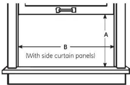 GE AHL10AS - ① AHH10 WINDOW REQUIREMENTS - 1