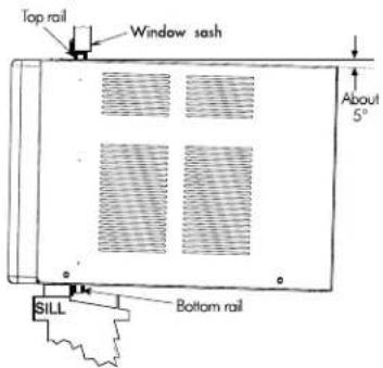 GE AHL10AS - INSTALL THE AIR CONDITIONER IN THE WINDOW - 1