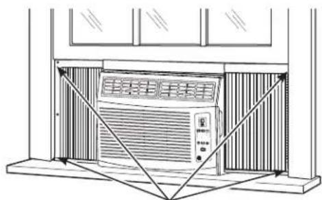 GE AHL10AS - INSTALL THE AIR CONDITIONER IN THE WINDOW - 2