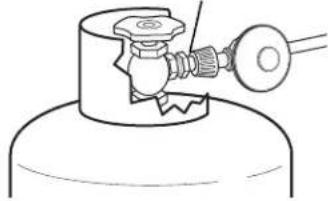 GE JGGR27LPDBB - About the LP gas tank (not included – obtain locally). - 1