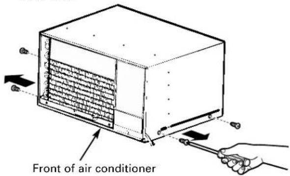 GE ASL24DA - ④ REMOVE THE AIR CONDITIONER FROM THE CASE - 1