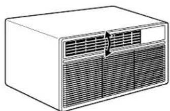GE ASL24DA - Dirección del aire—Hacia arriba y hacia abajo (en algunos modelos) - 2