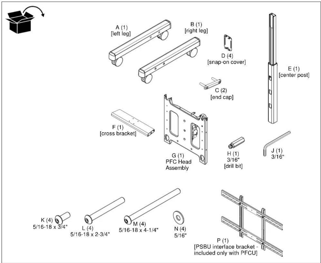 Chief PFCUS700 - DIMENSIONS - 18