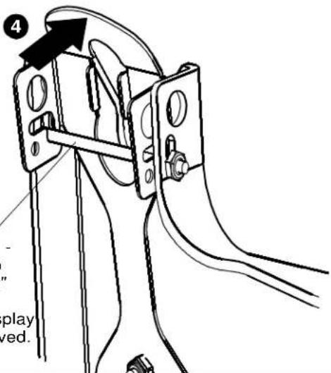 Chief PFCUS700 - Removing Display from Cart - 3