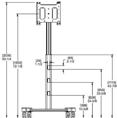 Chief PFCUS700 - DIMENSIONS - 4