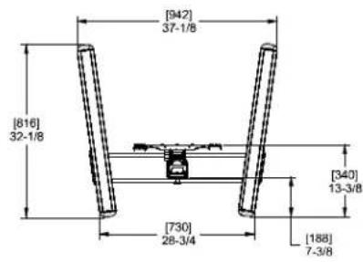 Chief PFCUS700 - DIMENSIONS - 1