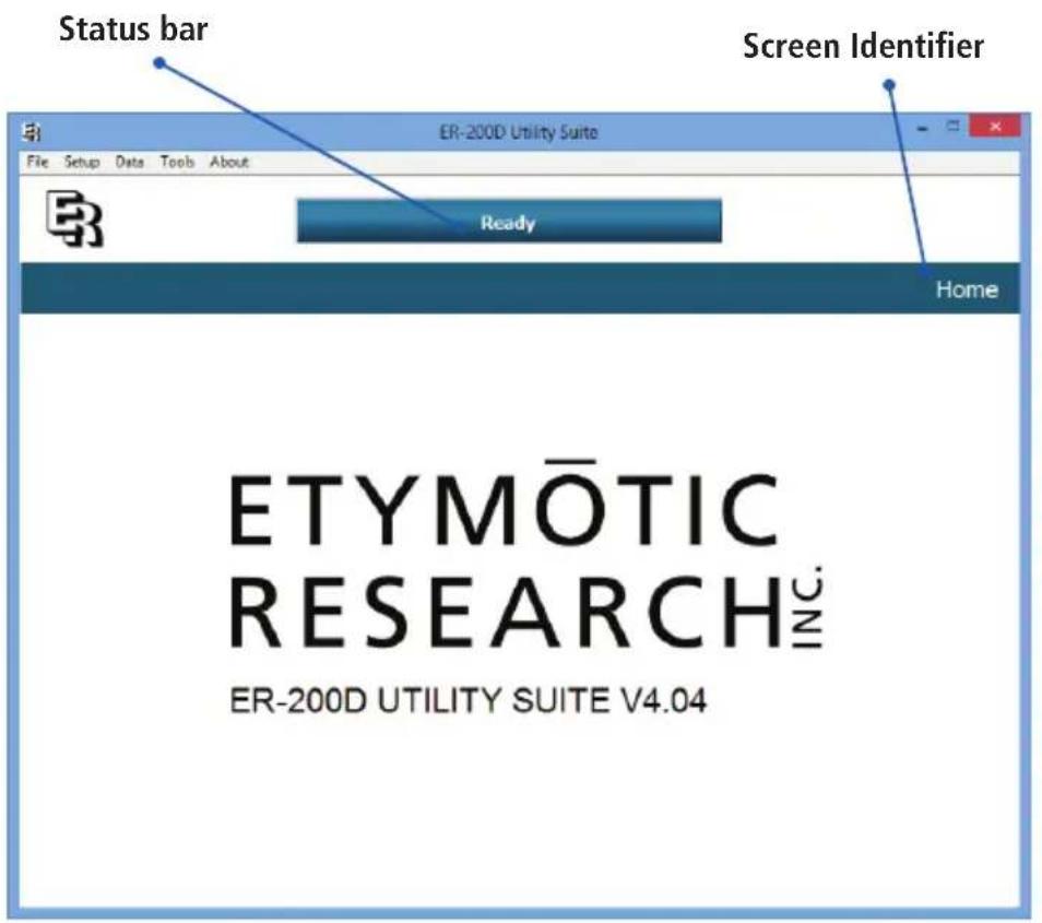 Etymotic Dosimeter ER-200DW8 - Home Screen - 1