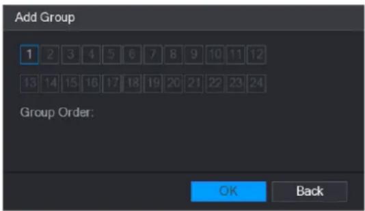 UNIDEN GXVR55840 - Adding a Channel Group - 1