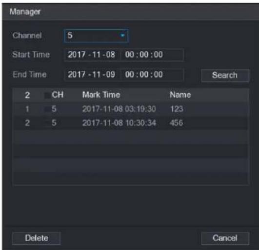 UNIDEN GXVR55840 - Managing Marked Video - 2