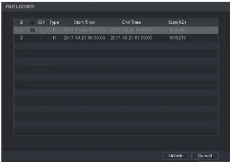UNIDEN GXVR55840 - Locking and Unlocking the Recorded Video - 1