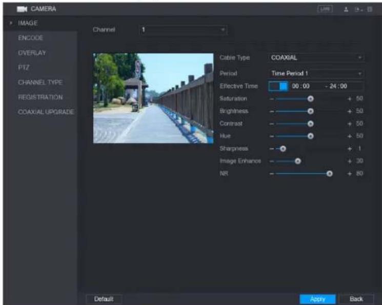 UNIDEN GXVR55840 - Configuring Image Settings - 1