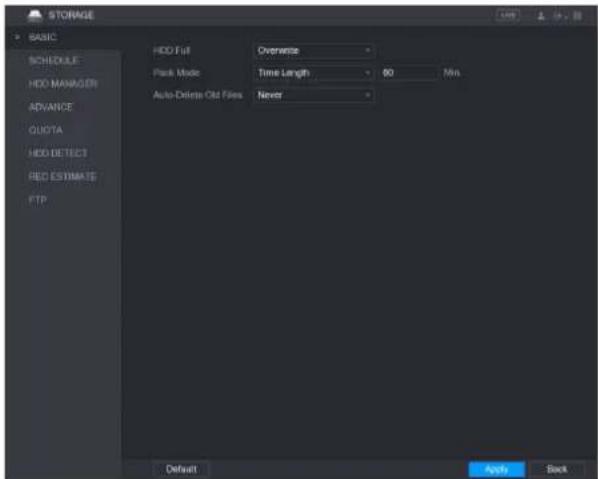UNIDEN GXVR55840 - Configuring Basic Settings - 1