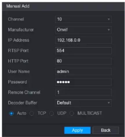 UNIDEN GXVR55840 - Adding Remote Devices Manually - 1