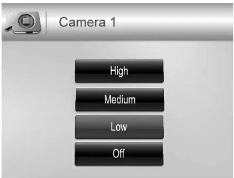 UNIDEN Guardian G1400 - Motion Sensitivity - 2
