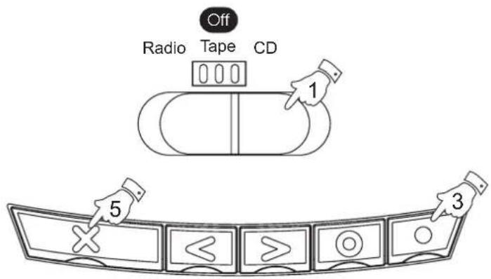 ROBERTS CD9949 - Recording from the internal microphone - 1