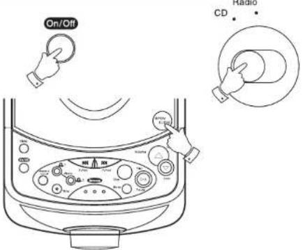 ROBERTS CR9926 - Inserting a CD - 1