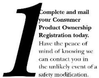 GE ZSC2000CWW - Follow these three steps to protect your new appliance investment: - 1