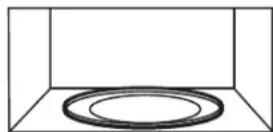 GE Profile PEB7227BLTS - Removable Turntable and Turntable Support - 1