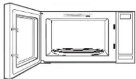 GE Profile PEB7227BLTS - Walls, Floor, Inside Window, Metal and Plastic Parts on the Door - 1