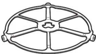 GE SCB1000KWW - Removable turntable - 1