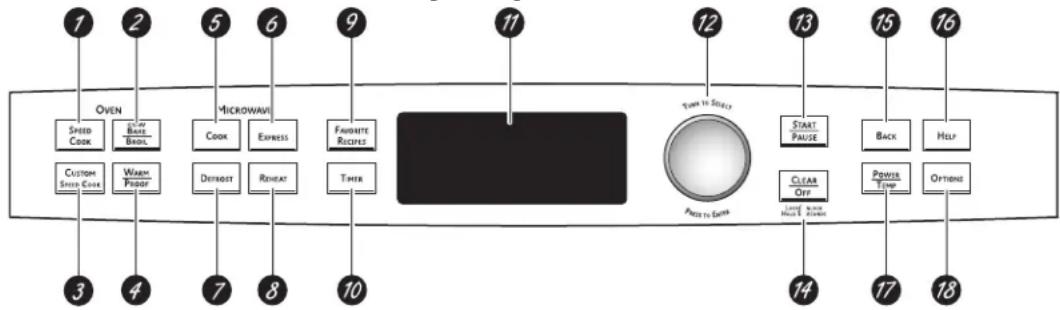 GE PSB1000NWW - Controles de cocción - 1