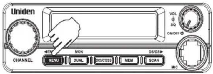 UNIDEN UH5045 - Busy Channel Lockout - 2