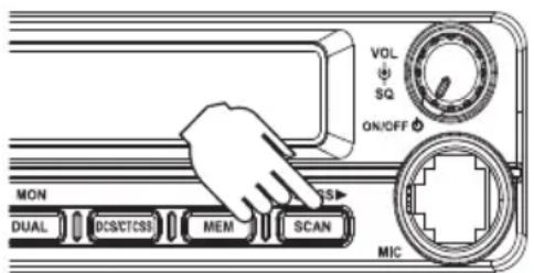UNIDEN UH5045 - Group Scan (GS) Mode - 1