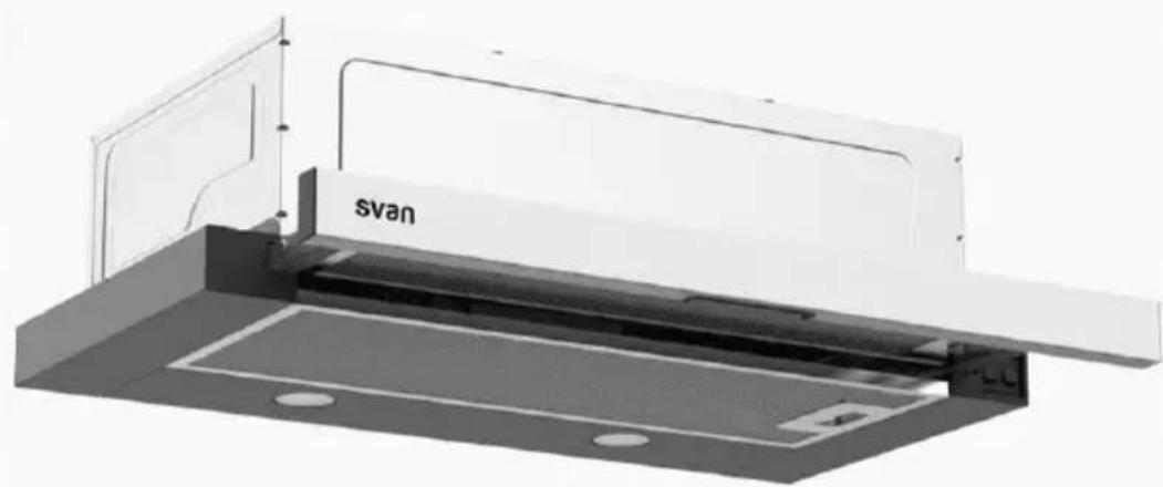 SVAN SVCE554G - USER MANUEL TELESCOPIC HOOD - 1
