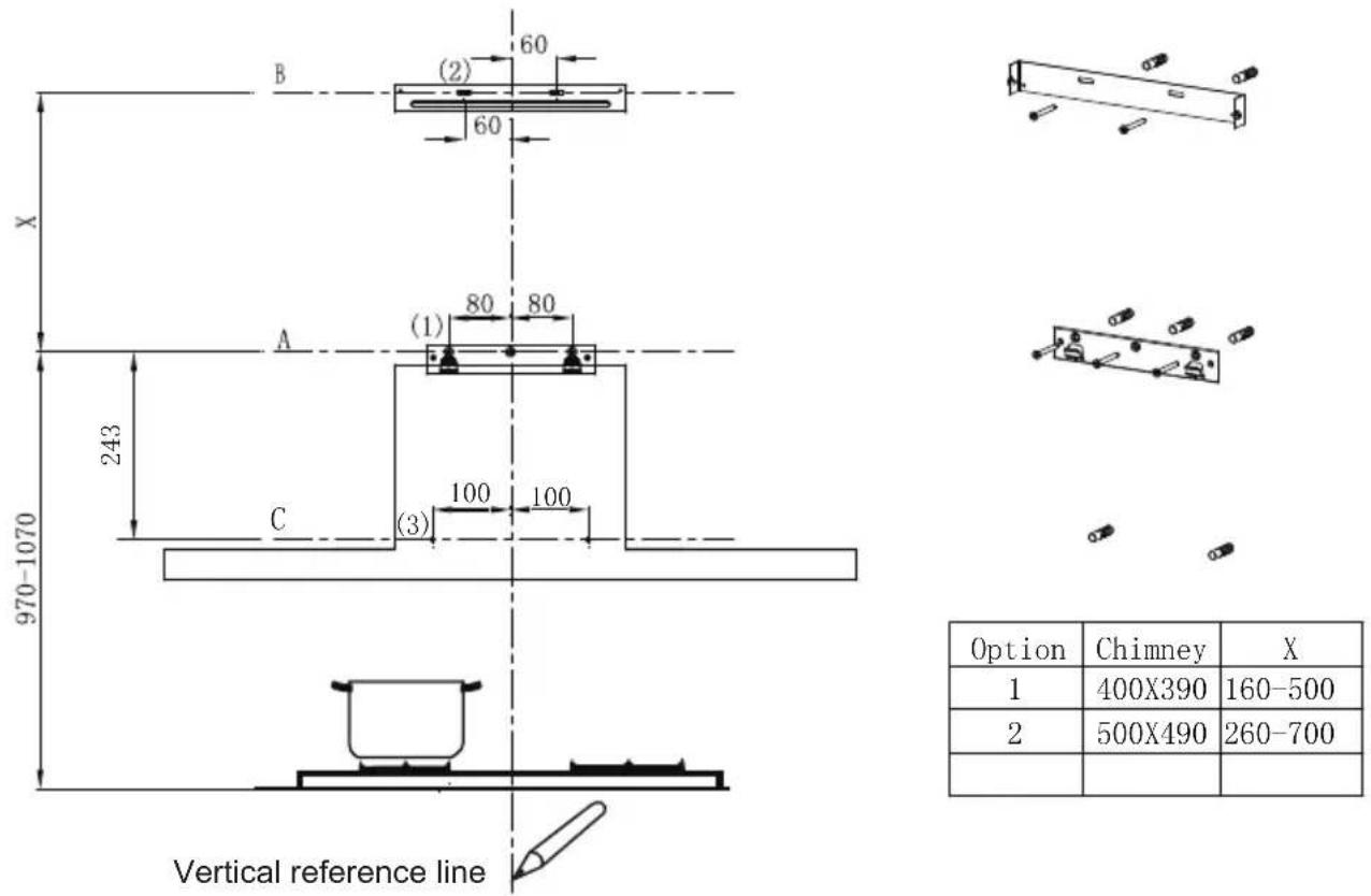 SVAN SVCT900-2 - WALL DRILLING AND BRACKET FIXING - 1