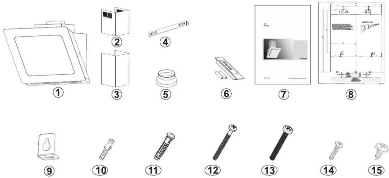 SVAN SVCC8080B - CONTENT OF PACKAGE - 1