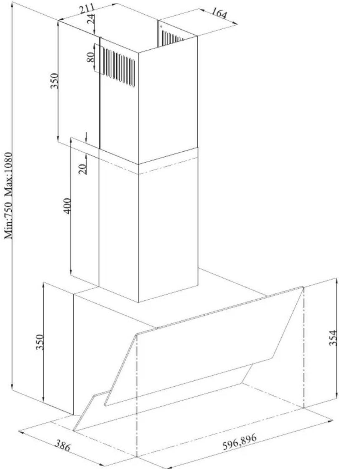 SVAN SVCC9070N - Technical Drawing - 1