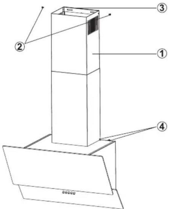 SVAN SVCC9070N - ASSEMBLY OF SHEET METAL FLUES - 1