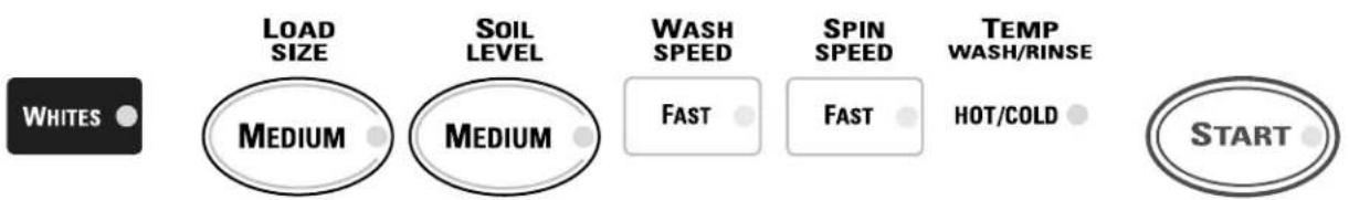 GE WNSB9080BWW - ONE TOUCH selections for Models WNSB9080 and WNSB9100. - 1