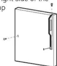 GE GTS18CBDWW - Reinstall the fresh food door handle - 1