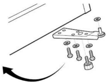 GE GTR12HAXRWW - TRANSFER BOTTOM HINGE TO THE LEFT - 2