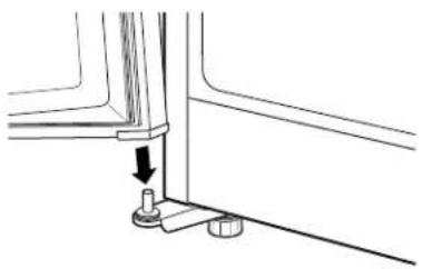 GE GTS12BBPRCC - REHANG THE FRESH FOOD DOOR - 1